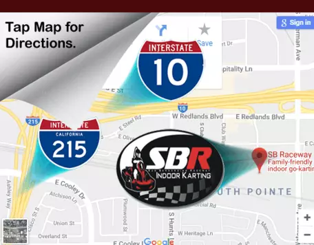 Directions to SB Raceway